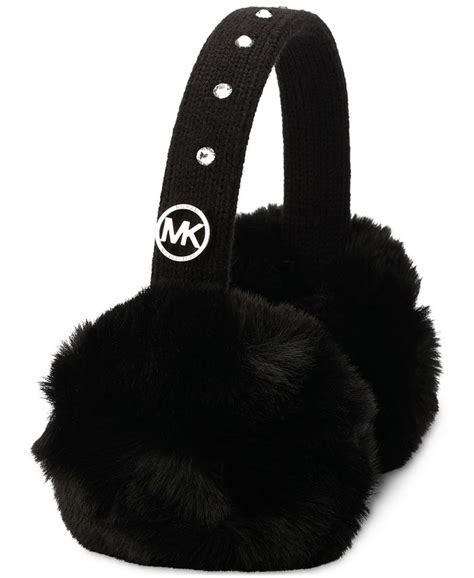 michael kors faux fur earmuffs|Michael Kors Women's Embellished Faux.